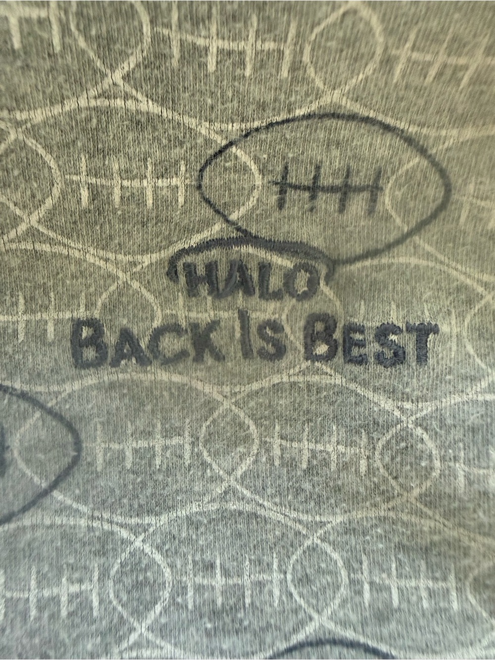Halo SleepSack Wearable Blanket - Heather Gray with Gold Logo - Picture 6 of 6